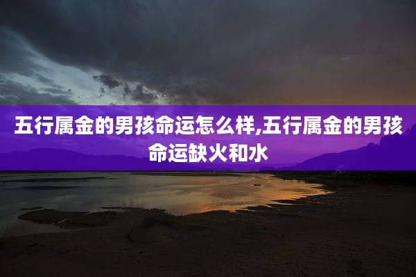 五行属金的男孩命运怎么样,五行属金的男孩命运缺火和水