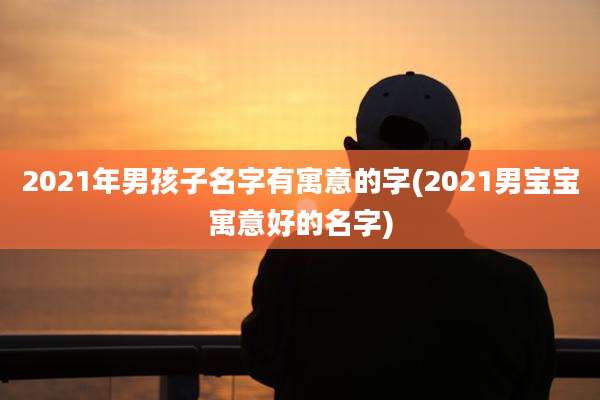 2021年男孩子名字有寓意的字(2021男宝宝寓意好的名字)