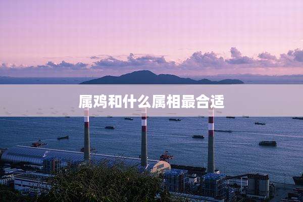 属鸡和什么属相最合适