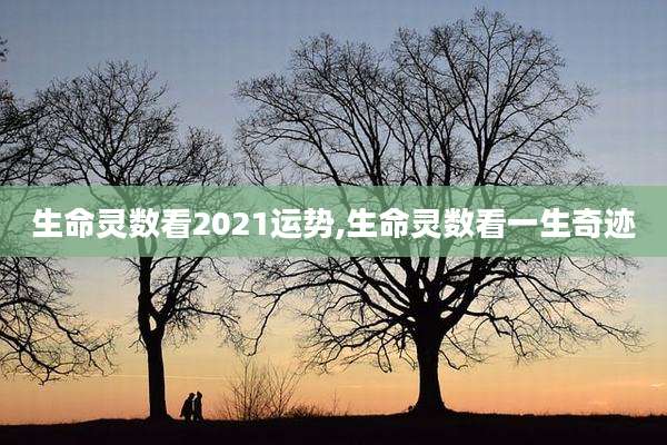 生命灵数看2021运势,生命灵数看一生奇迹