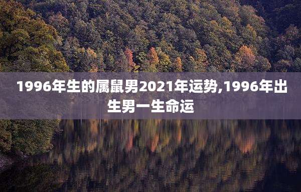 1996年生的属鼠男2021年运势,1996年出生男一生命运