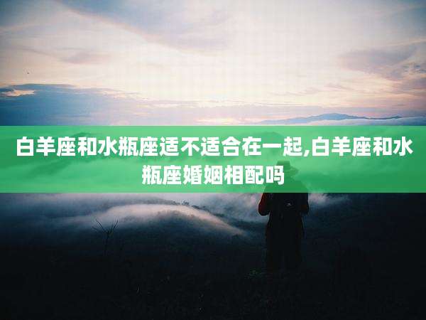 白羊座和水瓶座适不适合在一起,白羊座和水瓶座婚姻相配吗