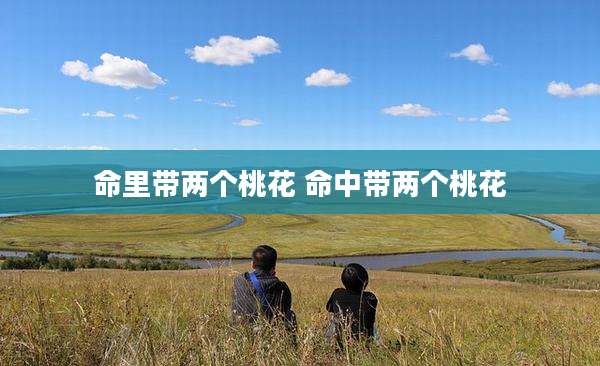 命里带两个桃花 命中带两个桃花