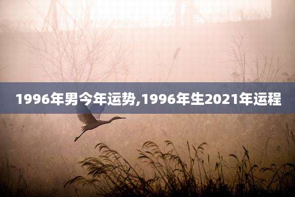 1996年男今年运势,1996年生2021年运程