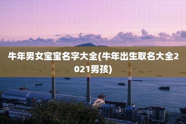 牛年男女宝宝名字大全(牛年出生取名大全2021男孩)