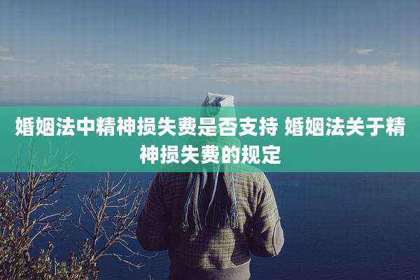 婚姻法中精神损失费是否支持 婚姻法关于精神损失费的规定