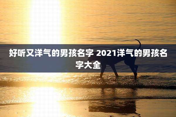 好听又洋气的男孩名字 2021洋气的男孩名字大全