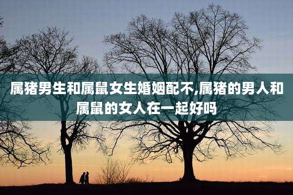 属猪男生和属鼠女生婚姻配不,属猪的男人和属鼠的女人在一起好吗