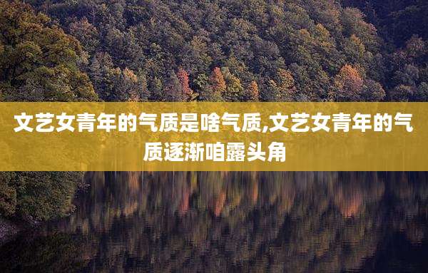 文艺女青年的气质是啥气质,文艺女青年的气质逐渐咱露头角