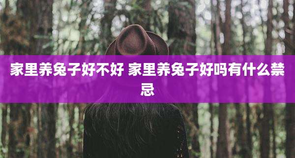 家里养兔子好不好 家里养兔子好吗有什么禁忌