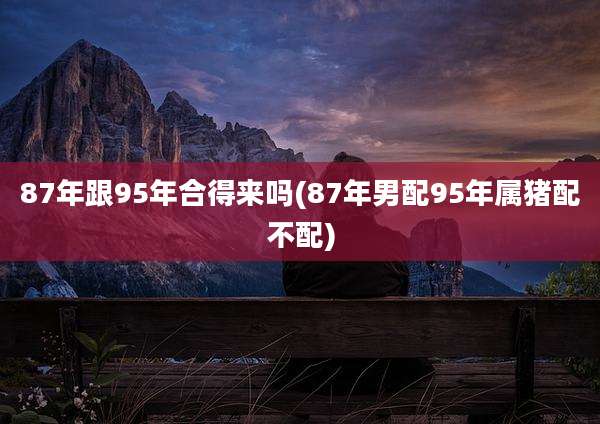 87年跟95年合得来吗(87年男配95年属猪配不配)
