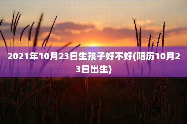 2021年10月23日生孩子好不好(阳历10月23日出生)