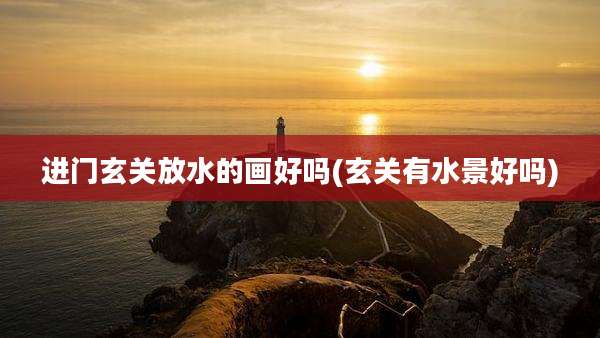 进门玄关放水的画好吗(玄关有水景好吗)