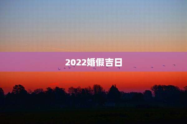 2022婚假吉日