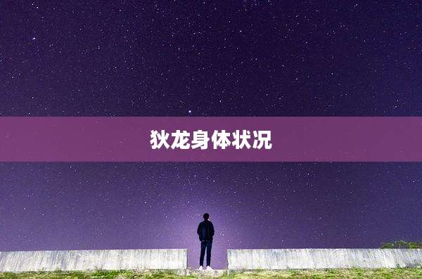 狄龙身体状况