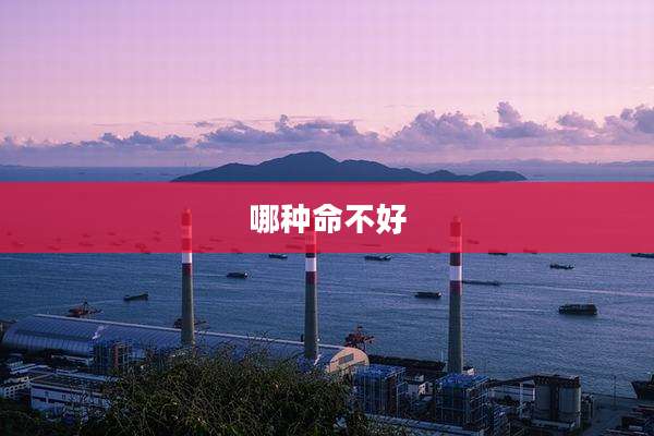 哪种命不好