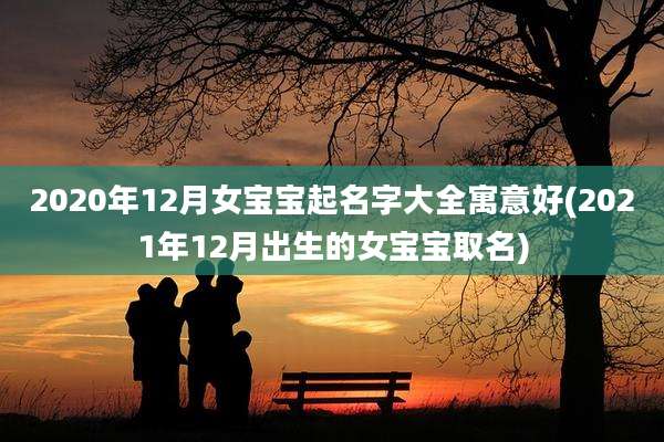 2020年12月女宝宝起名字大全寓意好(2021年12月出生的女宝宝取名)