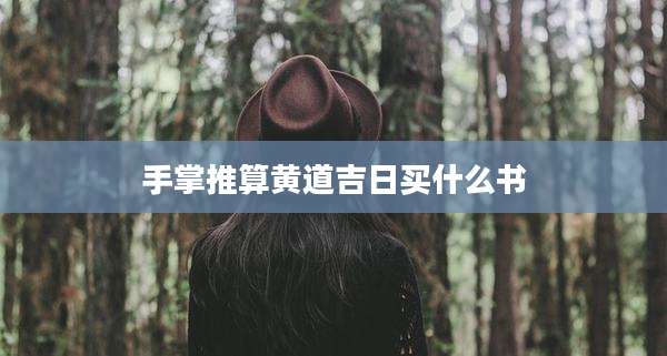 手掌推算黄道吉日买什么书