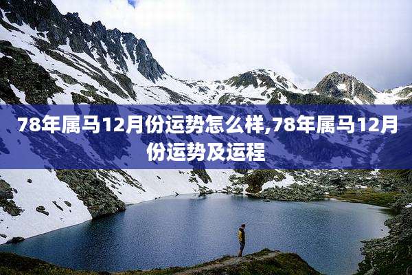 78年属马12月份运势怎么样,78年属马12月份运势及运程