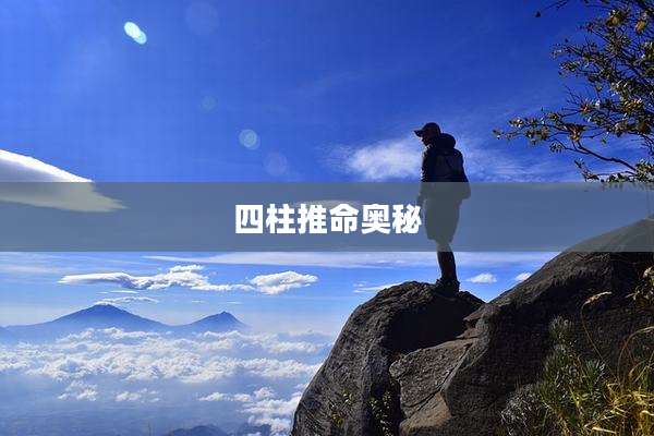 四柱推命奥秘