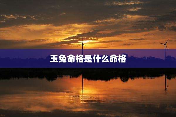 玉兔命格是什么命格