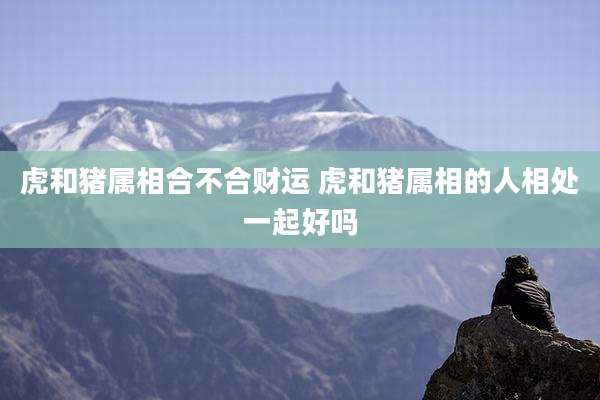 虎和猪属相合不合财运 虎和猪属相的人相处一起好吗