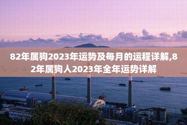 82年属狗2023年运势及每月的运程详解,82年属狗人2023年全年运势详解