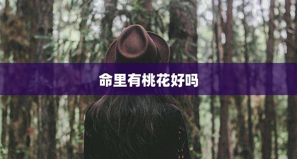 命里有桃花好吗
