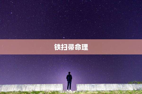 铁扫帚命理