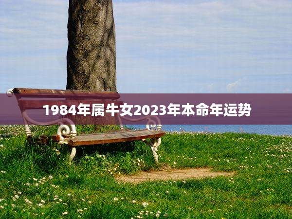 1984年属牛女2023年本命年运势