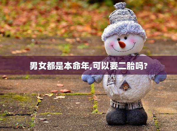男女都是本命年,可以要二胎吗?
