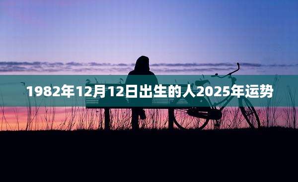 1982年12月12日出生的人2025年运势