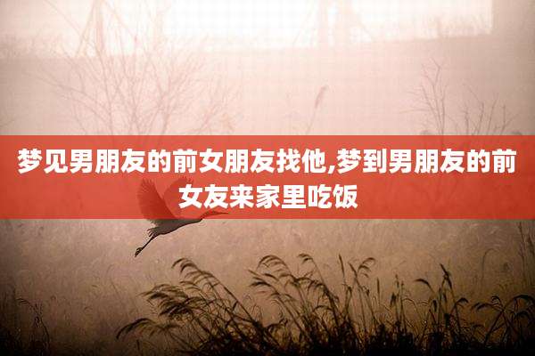 梦见男朋友的前女朋友找他,梦到男朋友的前女友来家里吃饭