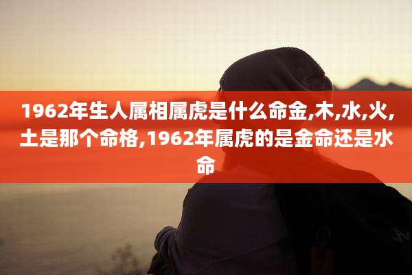 1962年生人属相属虎是什么命金,木,水,火,土是那个命格,1962年属虎的是金命还是水命