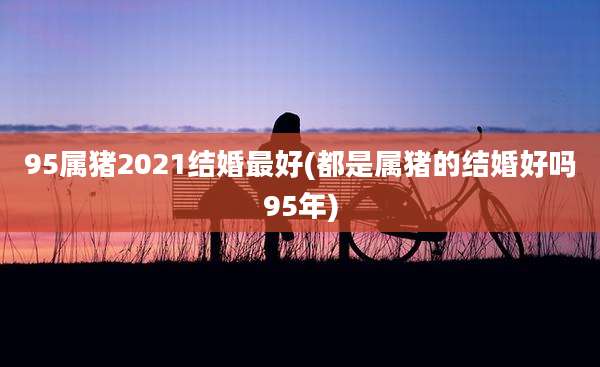 95属猪2021结婚最好(都是属猪的结婚好吗95年)