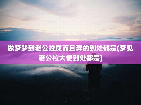 做梦梦到老公拉屎而且弄的到处都是(梦见老公拉大便到处都是)