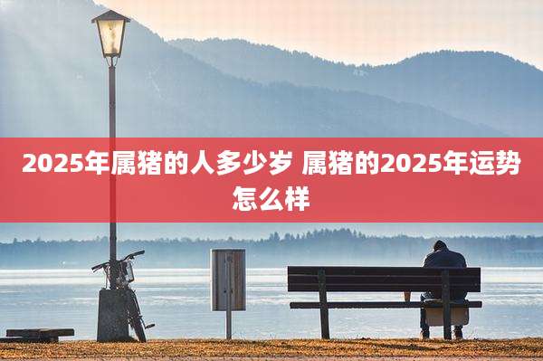 2025年属猪的人多少岁 属猪的2025年运势怎么样
