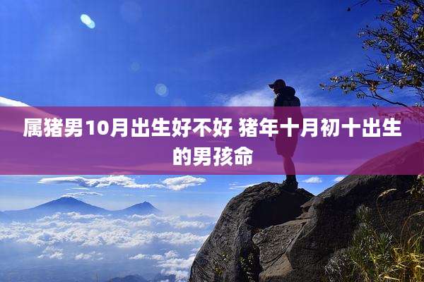 属猪男10月出生好不好 猪年十月初十出生的男孩命