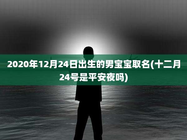 2020年12月24日出生的男宝宝取名(十二月24号是平安夜吗)