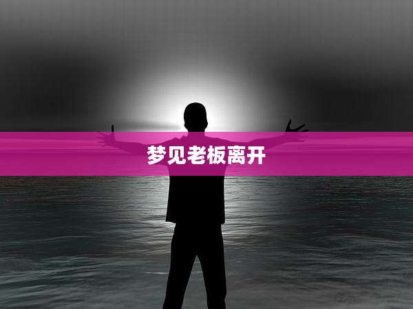 梦见老板离开