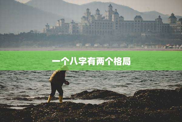 一个八字有两个格局
