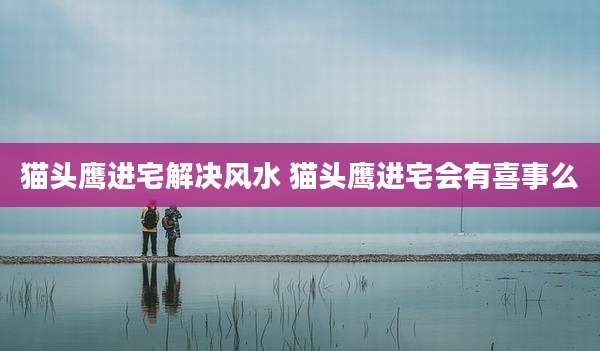 猫头鹰进宅解决风水 猫头鹰进宅会有喜事么