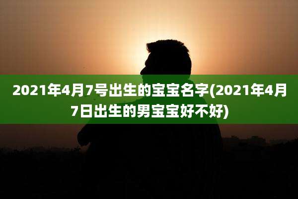 2021年4月7号出生的宝宝名字(2021年4月7日出生的男宝宝好不好)