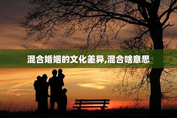 混合婚姻的文化差异,混合啥意思