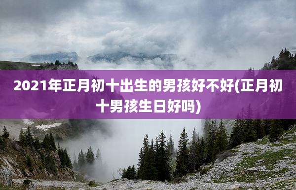 2021年正月初十出生的男孩好不好(正月初十男孩生日好吗)