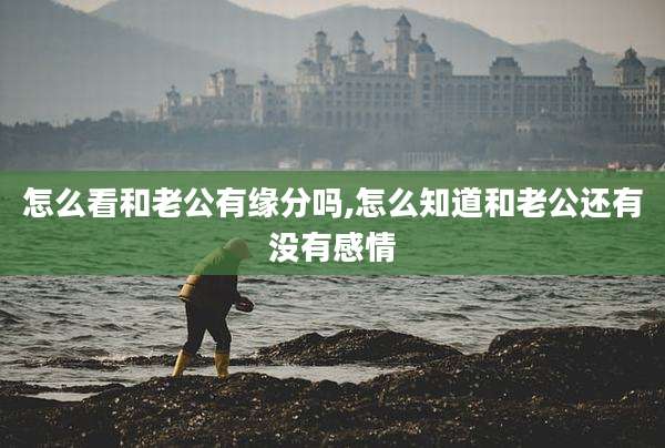 怎么看和老公有缘分吗,怎么知道和老公还有没有感情