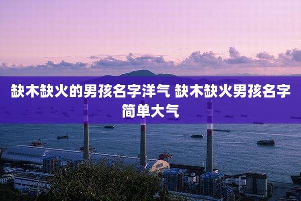缺木缺火的男孩名字洋气 缺木缺火男孩名字简单大气