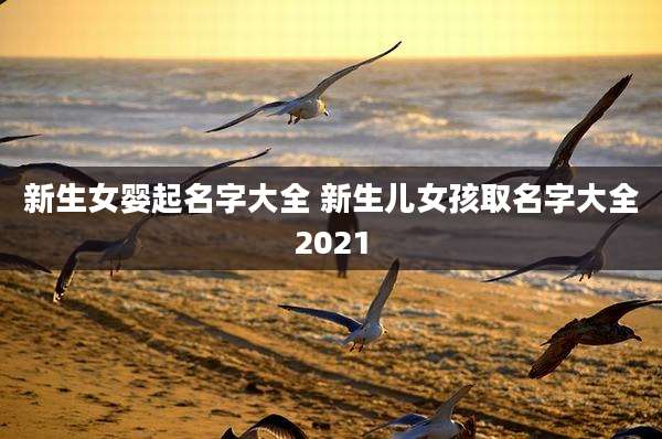 新生女婴起名字大全 新生儿女孩取名字大全2021