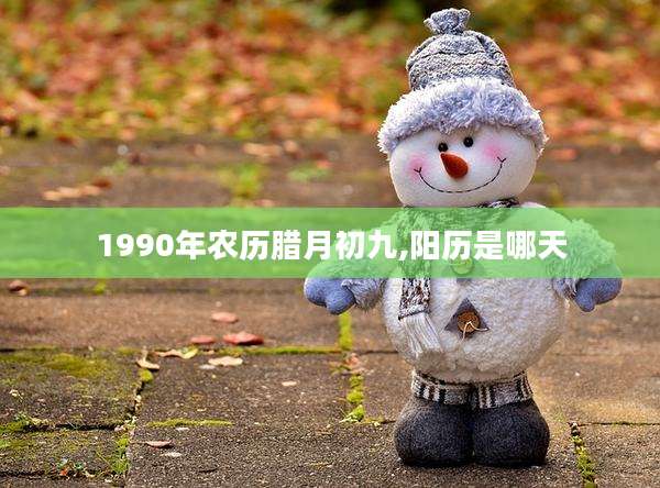 1990年农历腊月初九,阳历是哪天