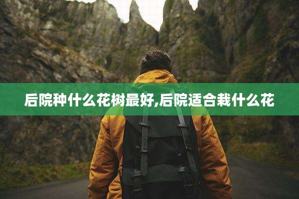 后院种什么花树最好,后院适合栽什么花